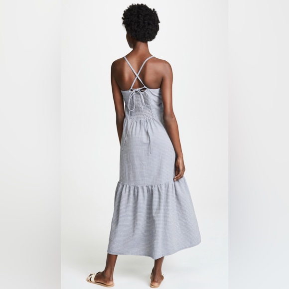 ace & jig XS sleeveless maxi blue summer dress with pockets :) - Picture 5 of 13